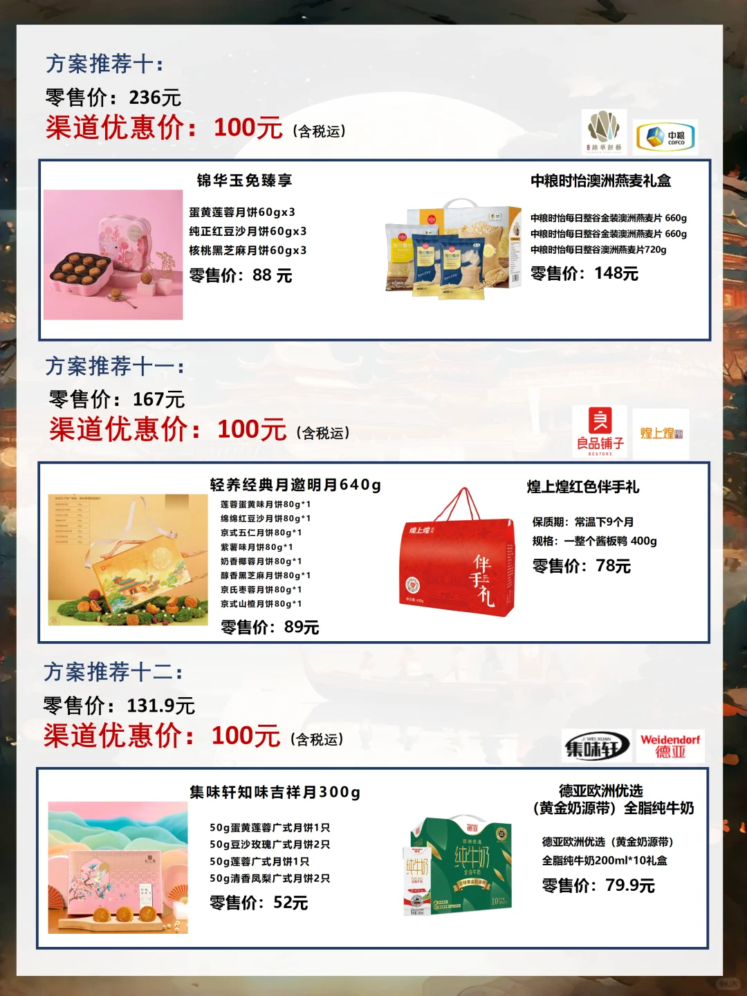 当我有一个很会做中秋采购方案的同事