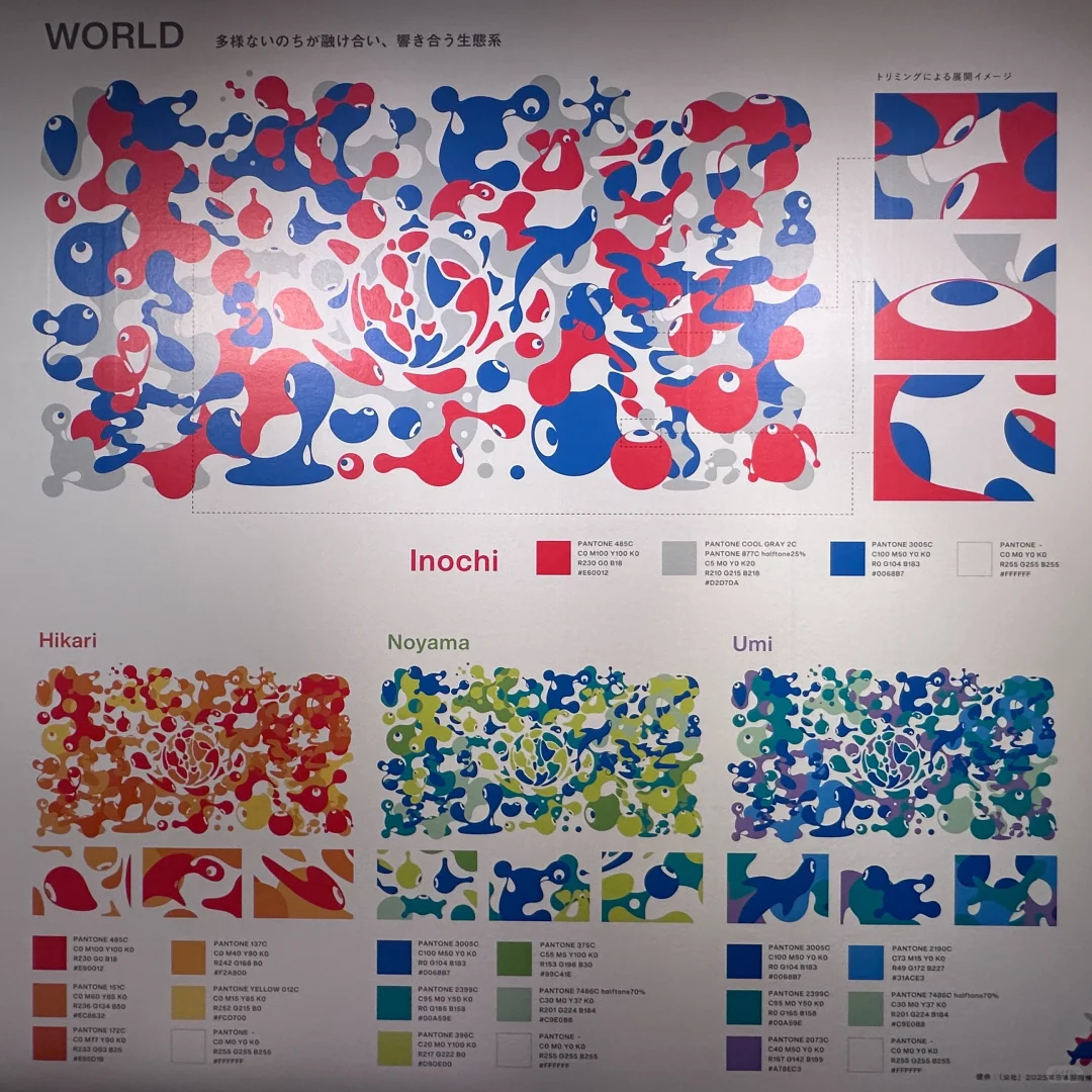 2025年日本世博会的标志和设计系统展开展中