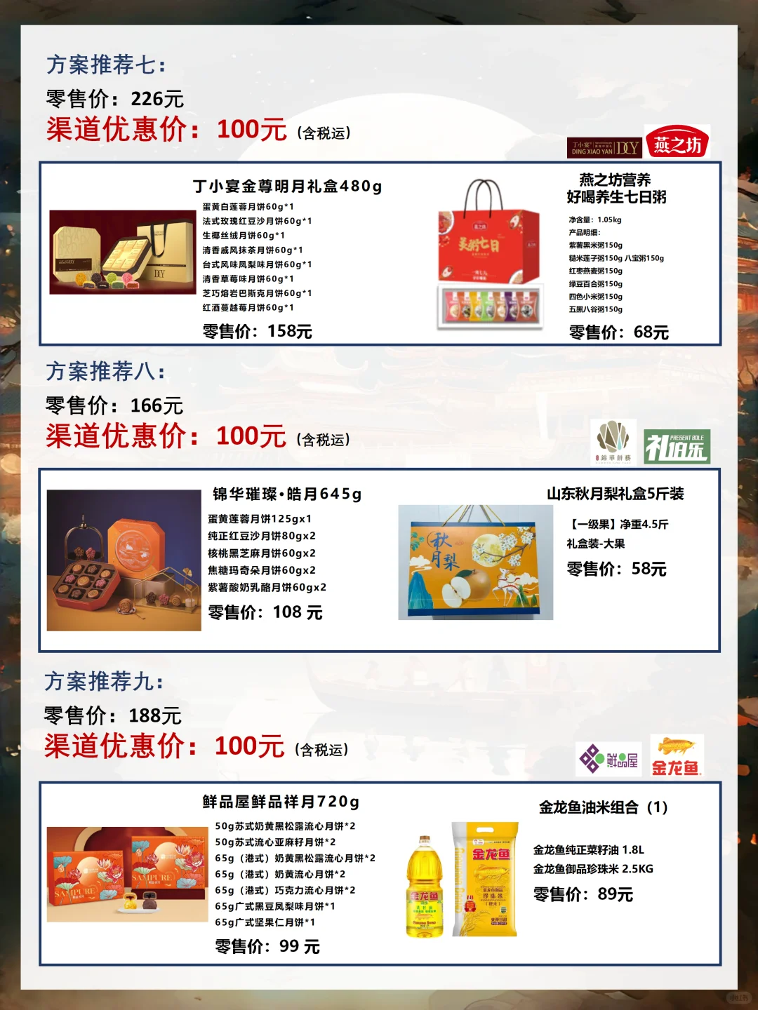 当我有一个很会做中秋采购方案的同事