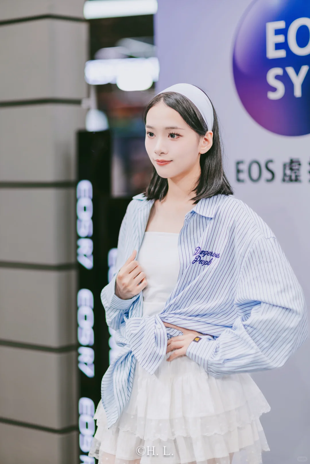 上海国际摄影器材展览会的模特们