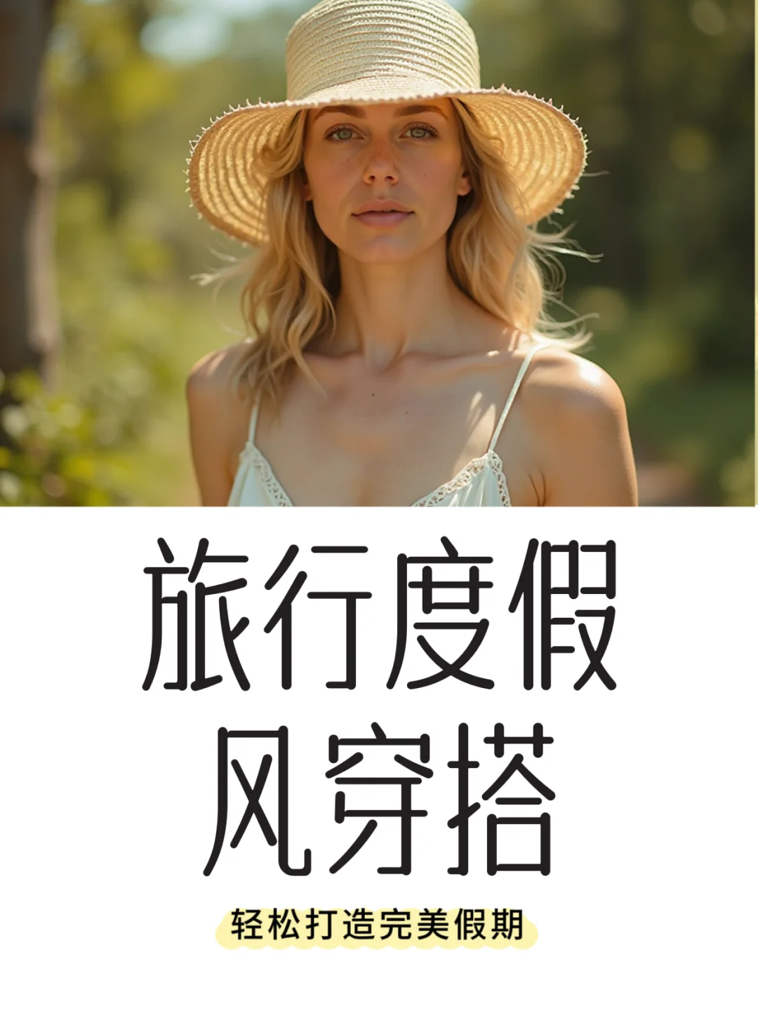 旅行度假风穿搭♥️