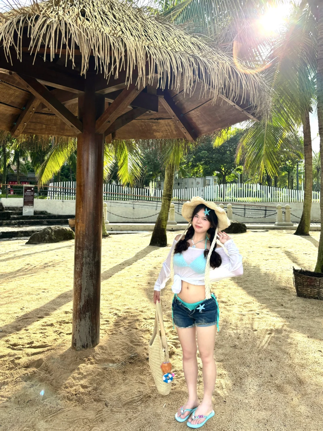 156 98｜小个子海边穿搭?️?超上镜出片??