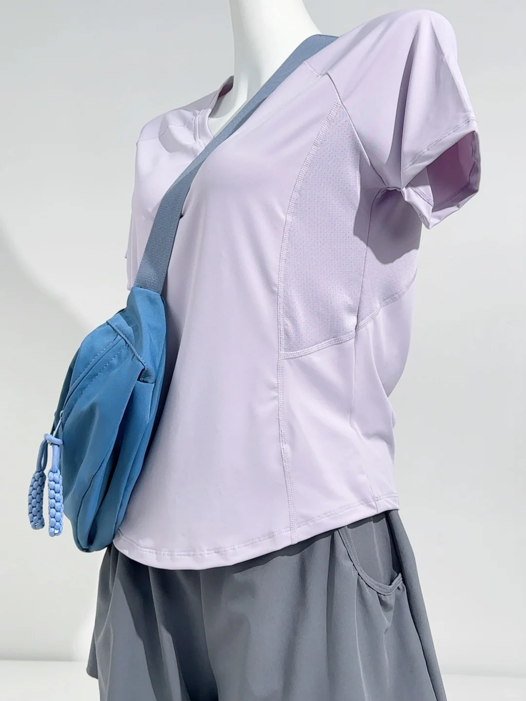 ?紫短袖套装｜颜值与舒适并存?55?锁死