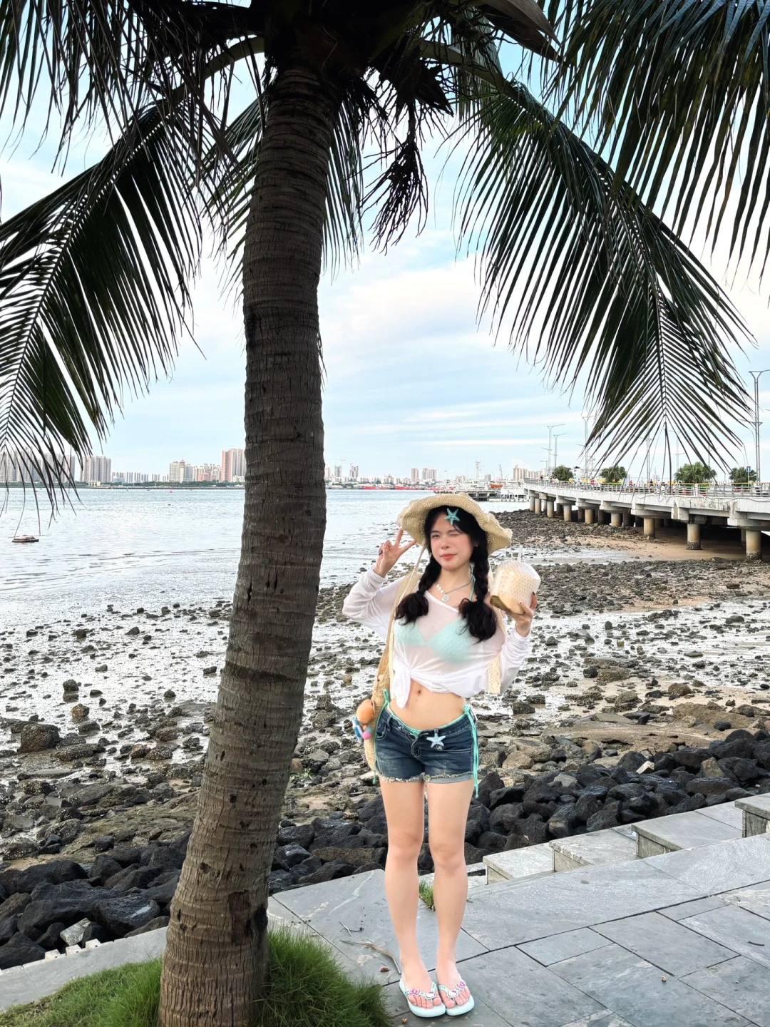 156 98｜小个子海边穿搭?️?超上镜出片??