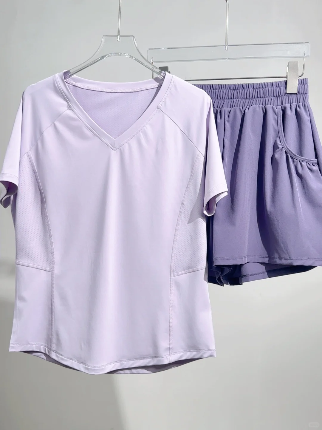 ?紫短袖套装｜颜值与舒适并存?55?锁死