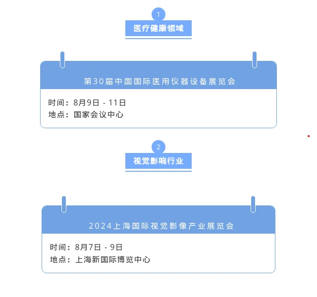 8月份全国展会排期