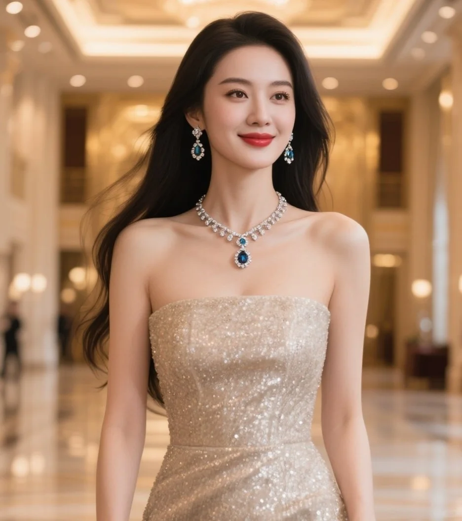 今晚宴会的主角：熟女的香槟色穿搭