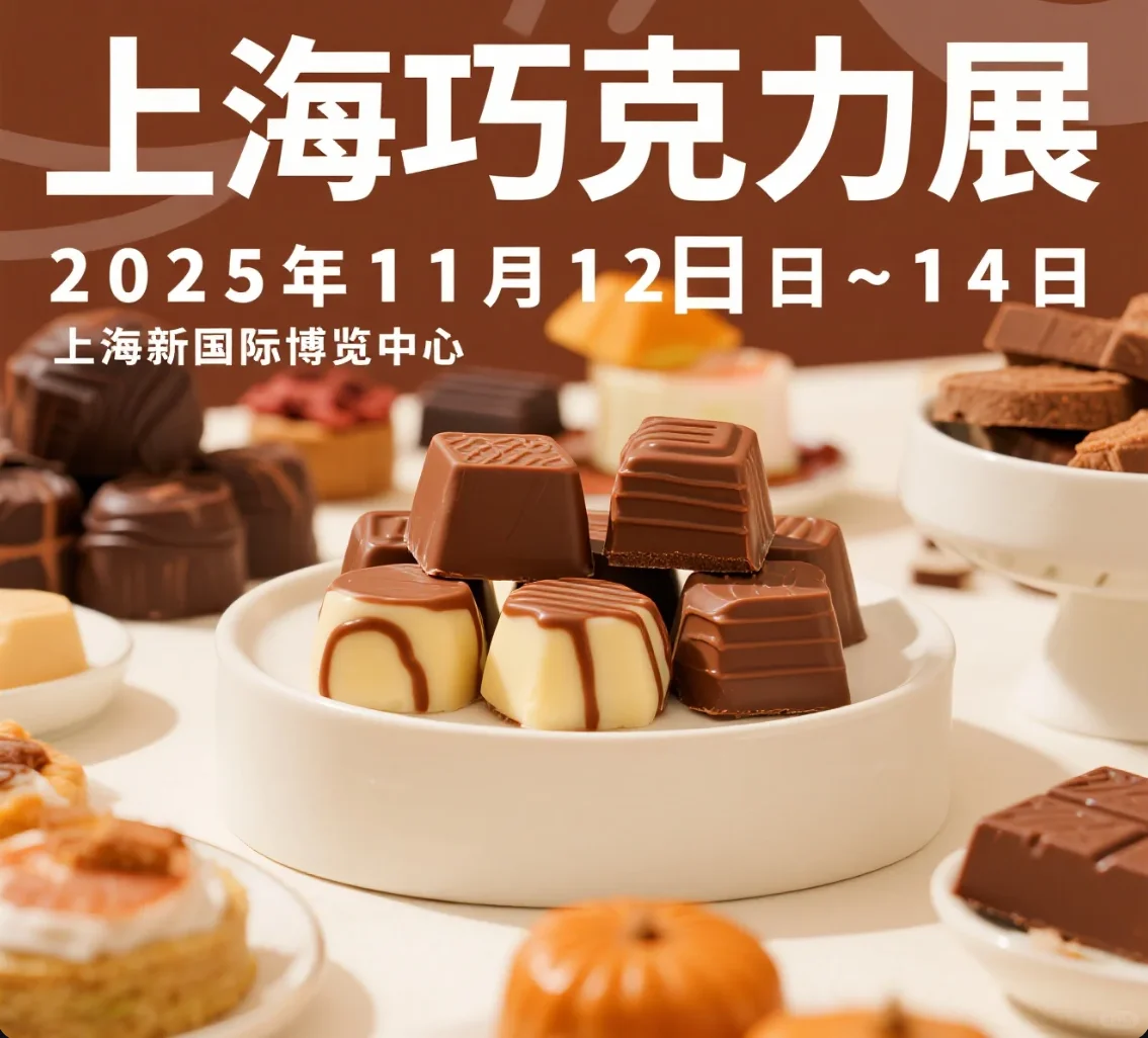 ?上海巧克力展·2025年度盛会招商！