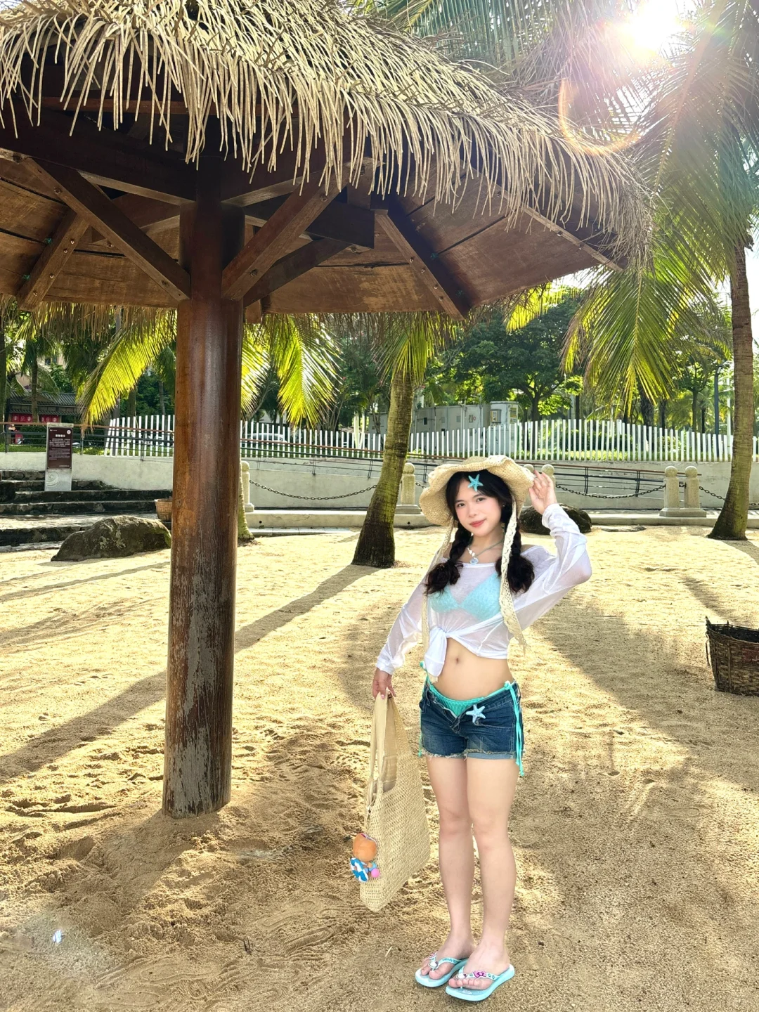 156 98｜小个子海边穿搭?️?超上镜出片??