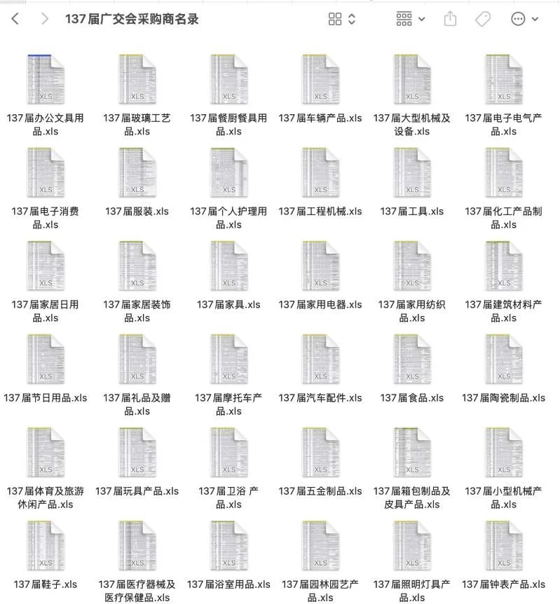 137届广交会采购商名录大全