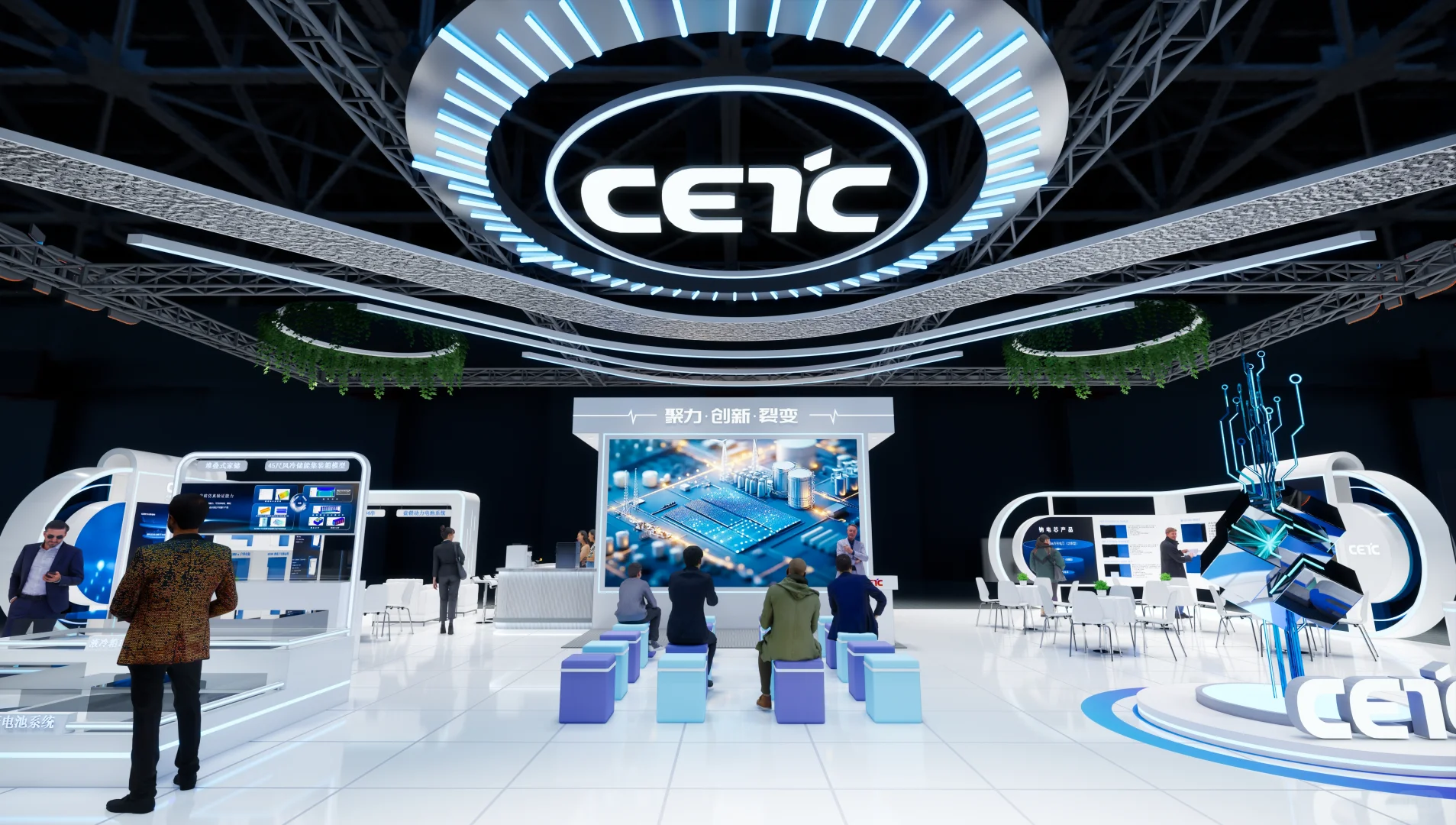 谁懂？原来新能源科技展台还可以这样！?