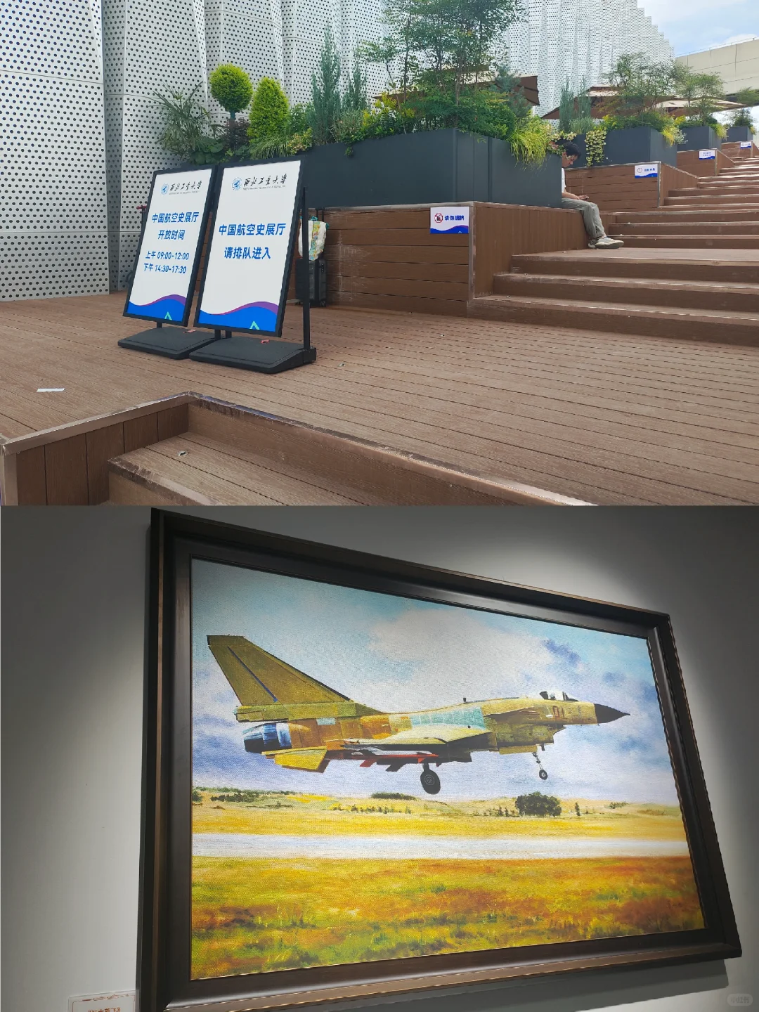 西工大室外飞机展火热进行中