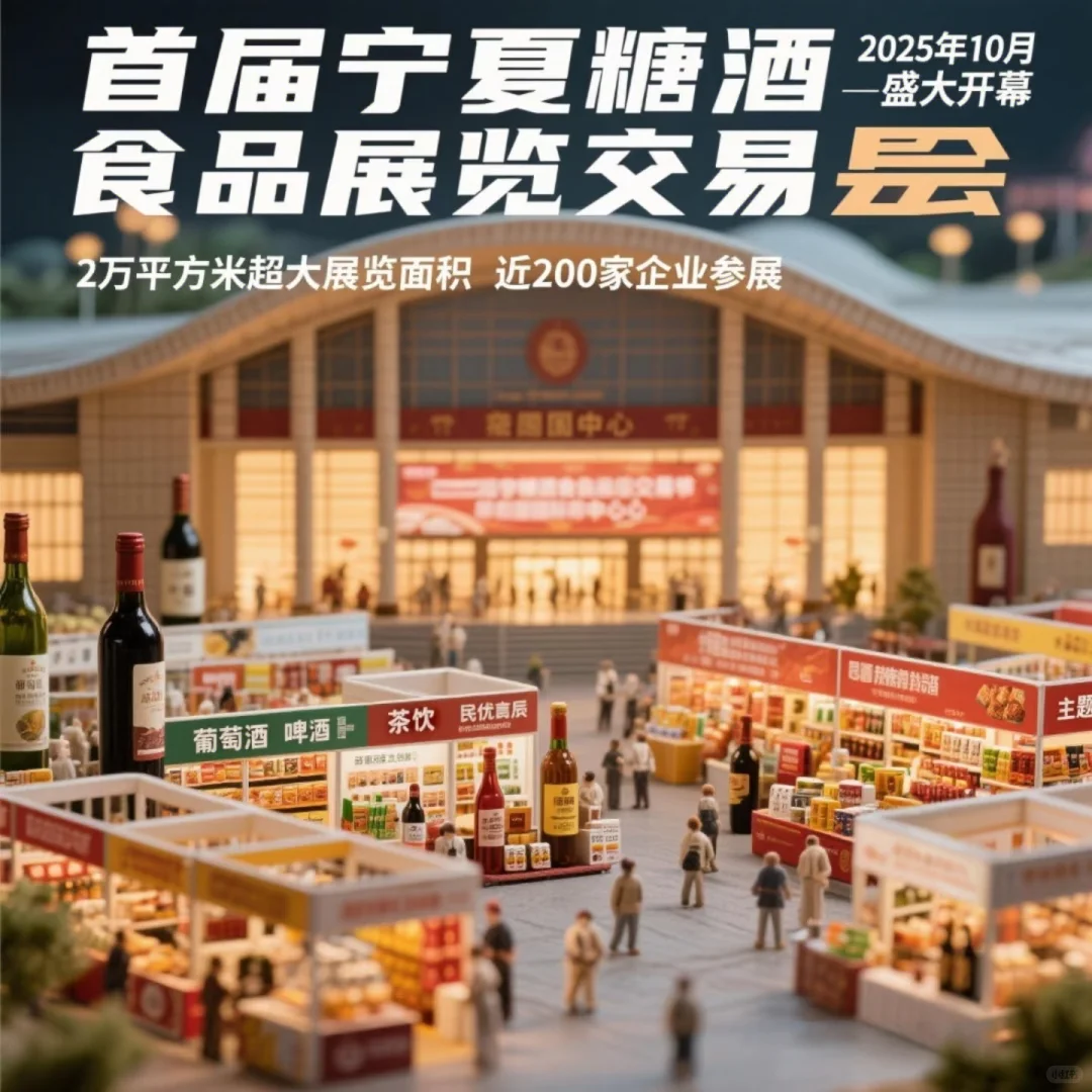 宁夏首届糖酒食品展览交易会，它来了
