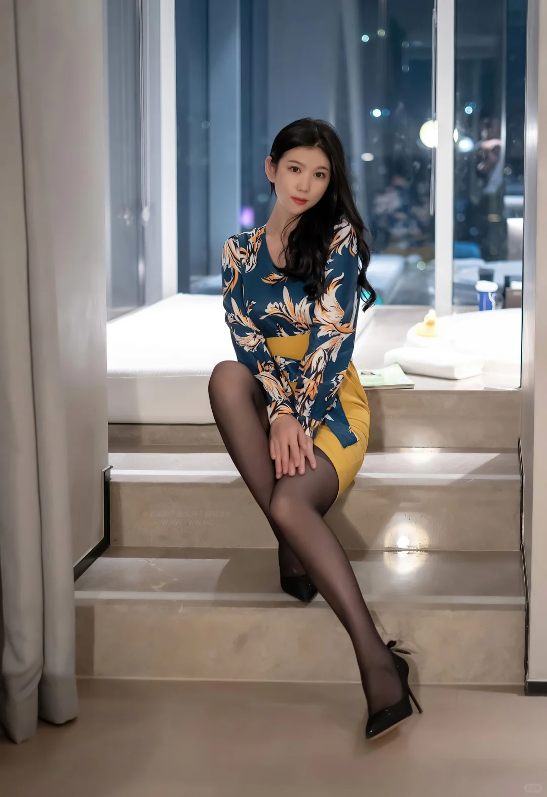 封神的空姐美腿，身高182太绝了！