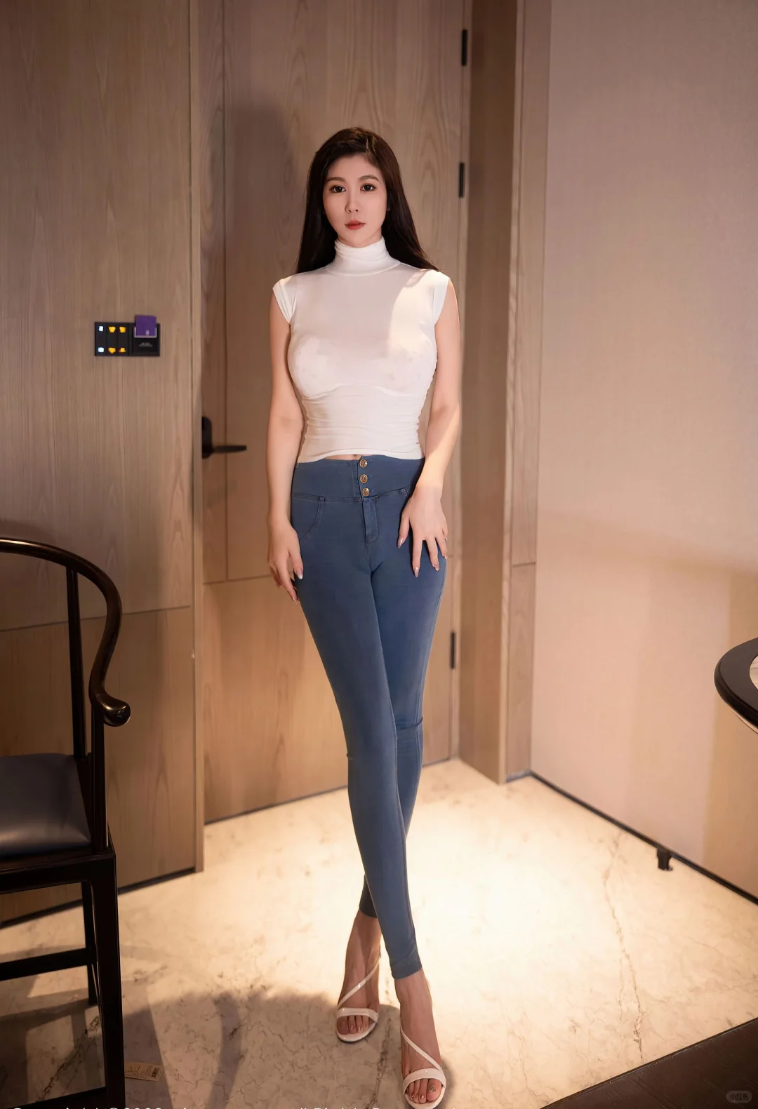 封神的空姐美腿，身高182太绝了！