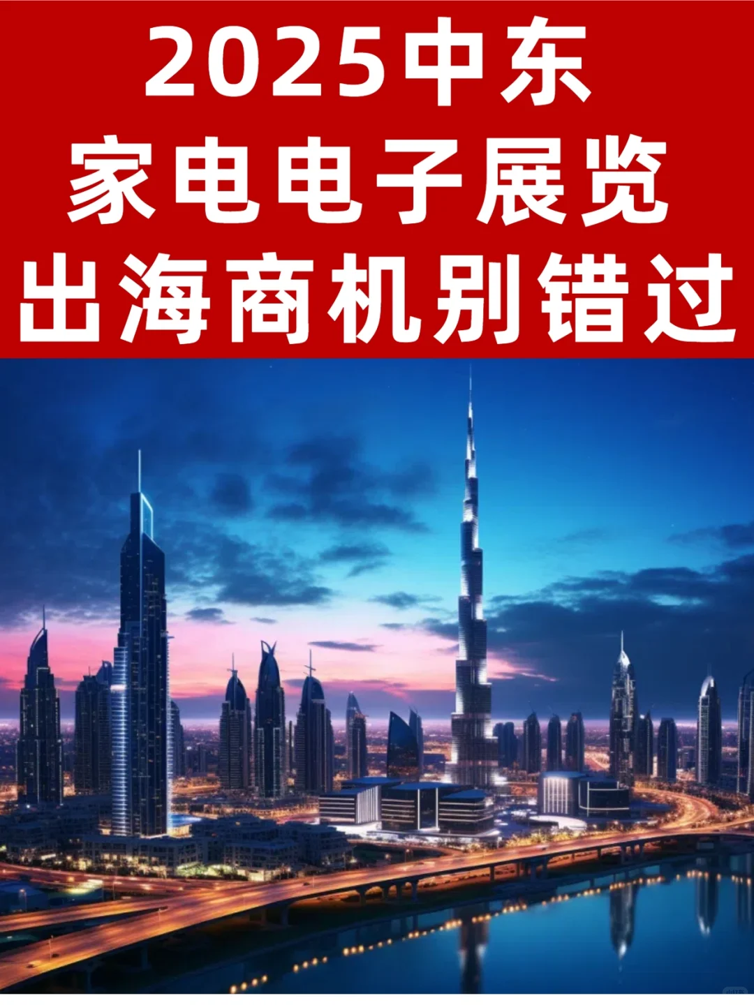 2025 中东家电电子展，出海商机别错过！