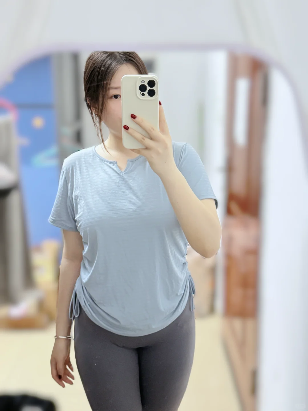 163|130 两件健身小短袖分享～