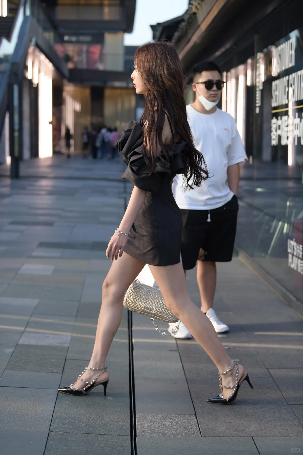 街拍美女|红唇御姐，我的最爱