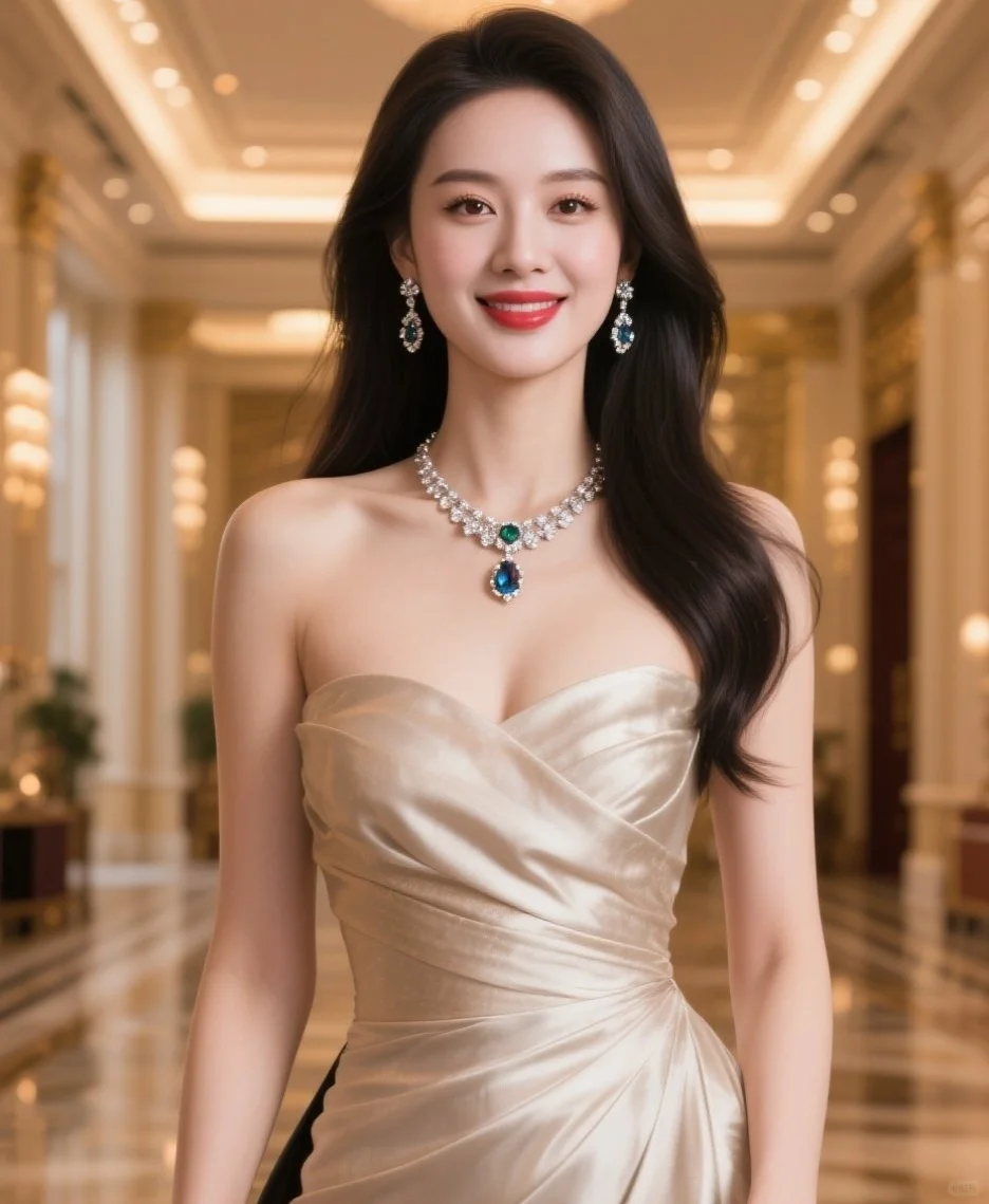 今晚宴会的主角：熟女的香槟色穿搭