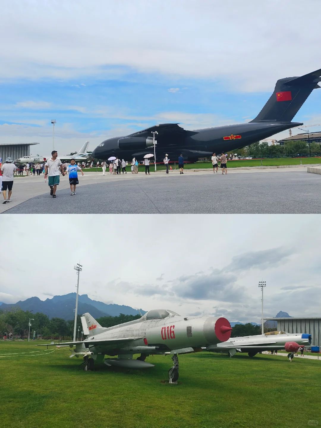 西工大室外飞机展火热进行中