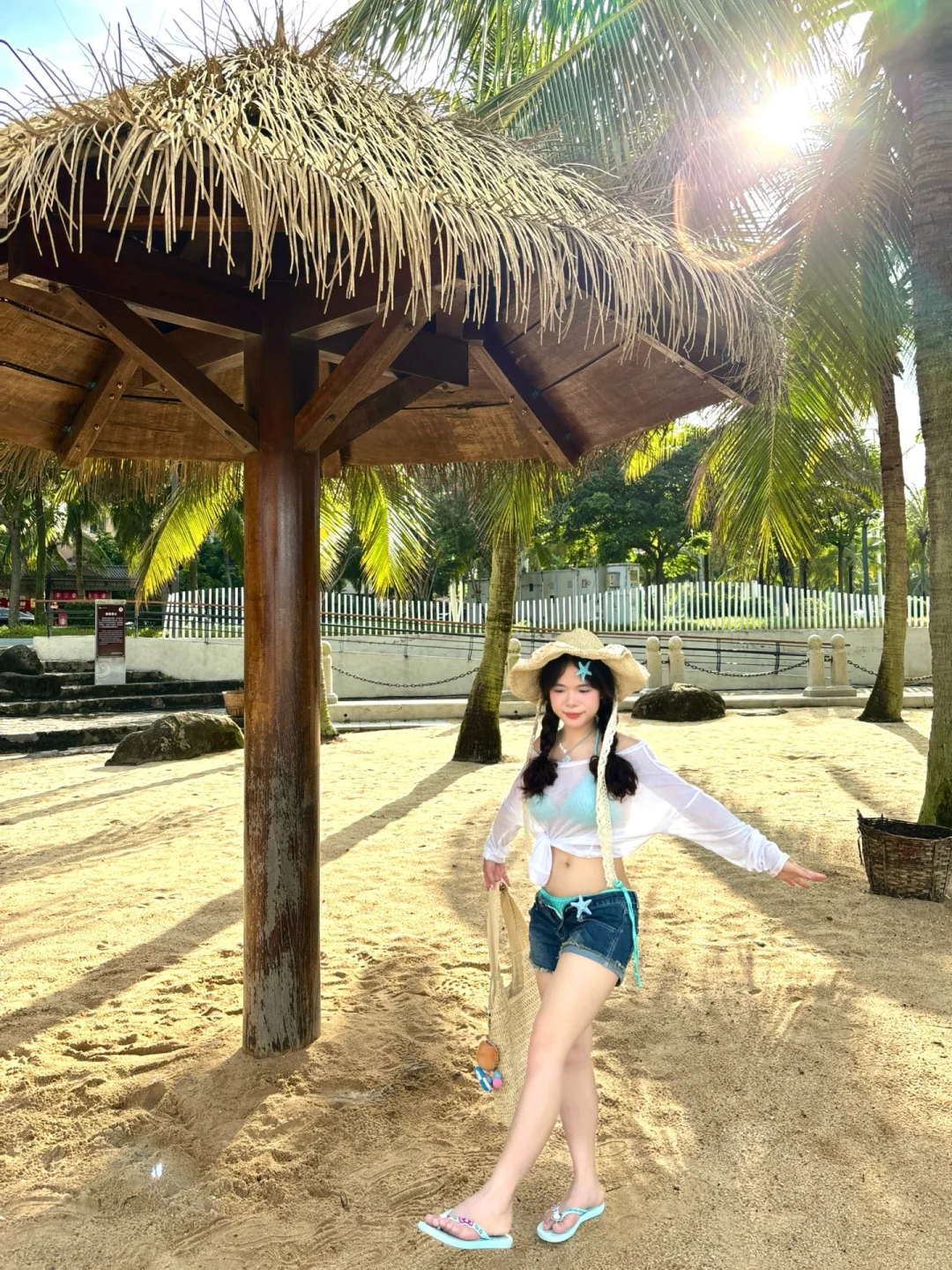 156 98｜小个子海边穿搭?️?超上镜出片??