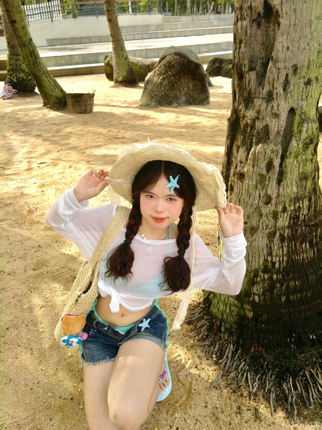 156 98｜小个子海边穿搭?️?超上镜出片??