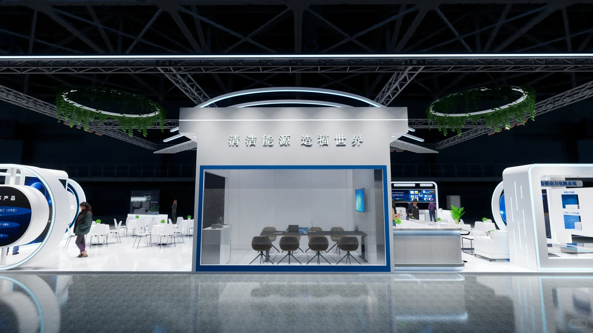 谁懂？原来新能源科技展台还可以这样！?