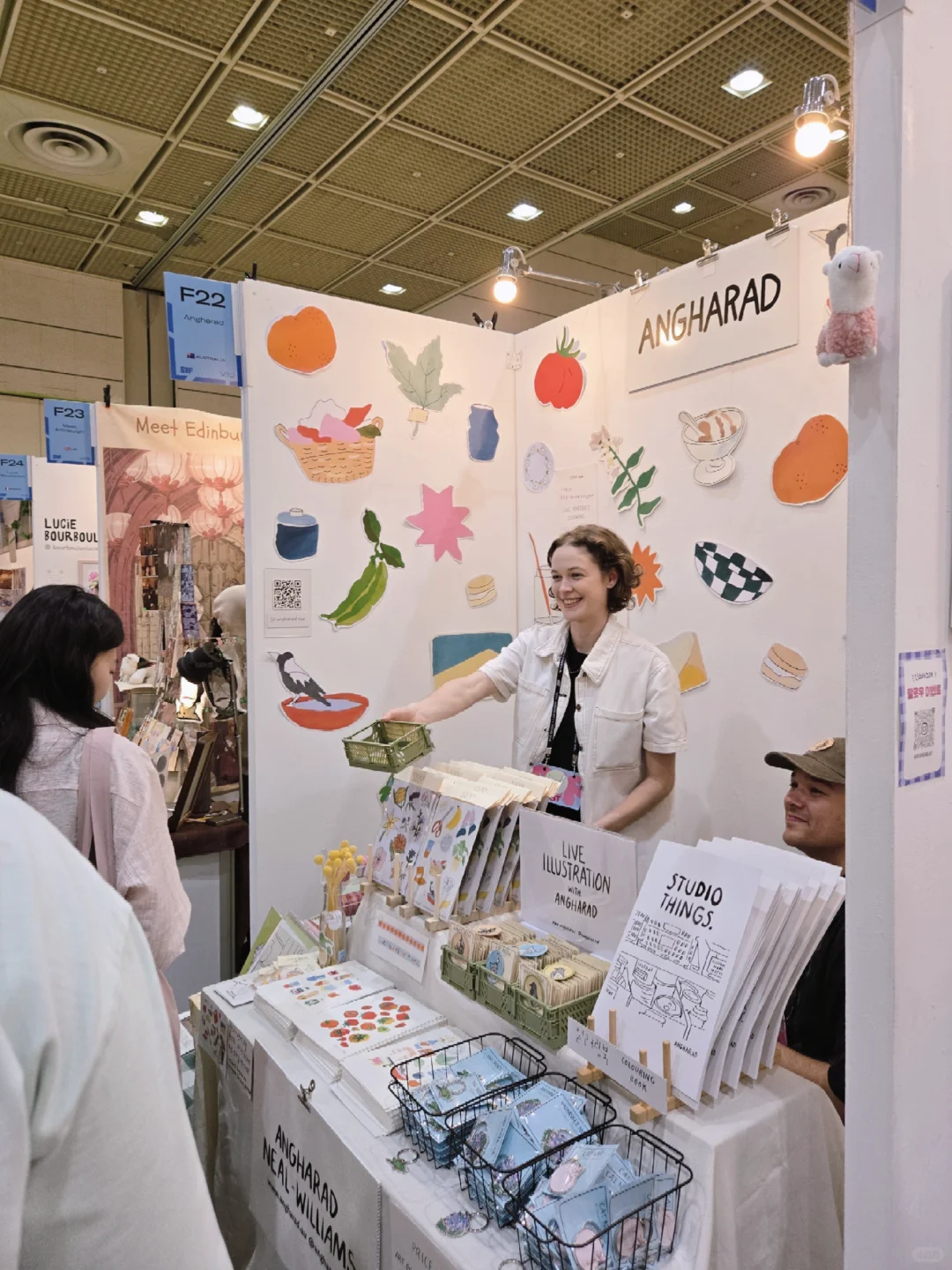 记录人类第一次逛首尔插画节