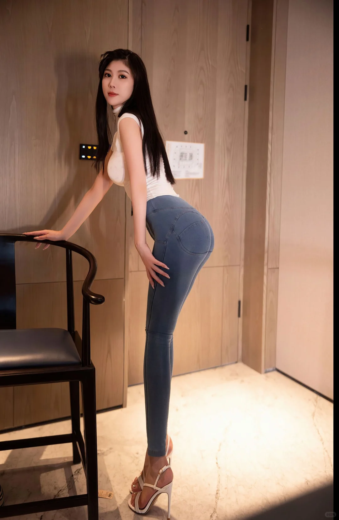 封神的空姐美腿，身高182太绝了！