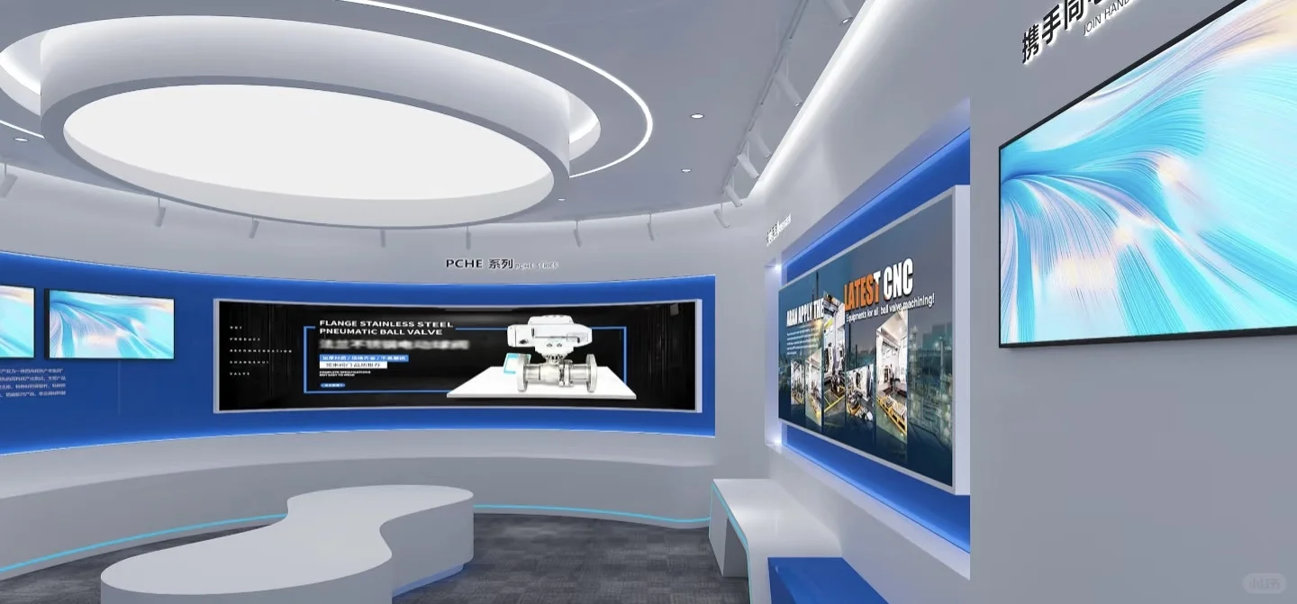 看展览系列，馆展展台