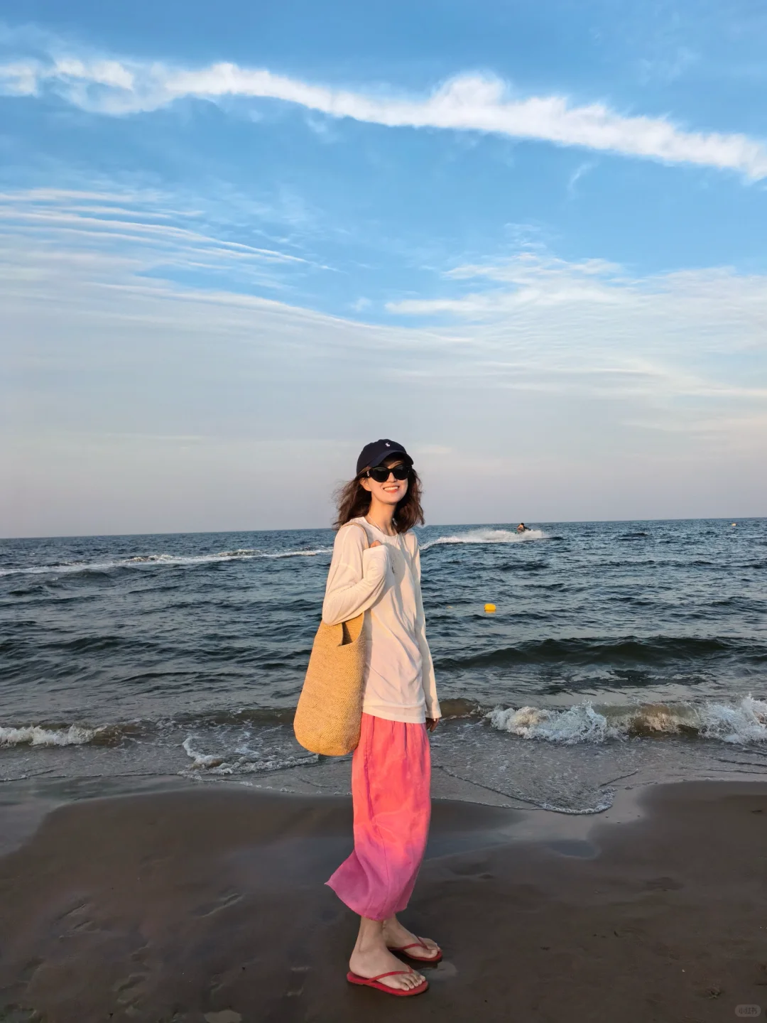 我发现在海边人都会漂亮一些！