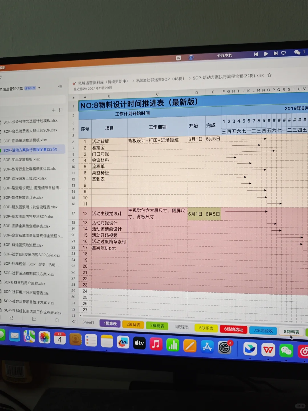 线下活动方案执行全流程SOP（表格版）