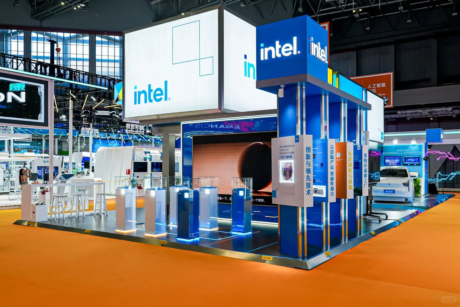 全国设计搭建公司~英特尔进博会