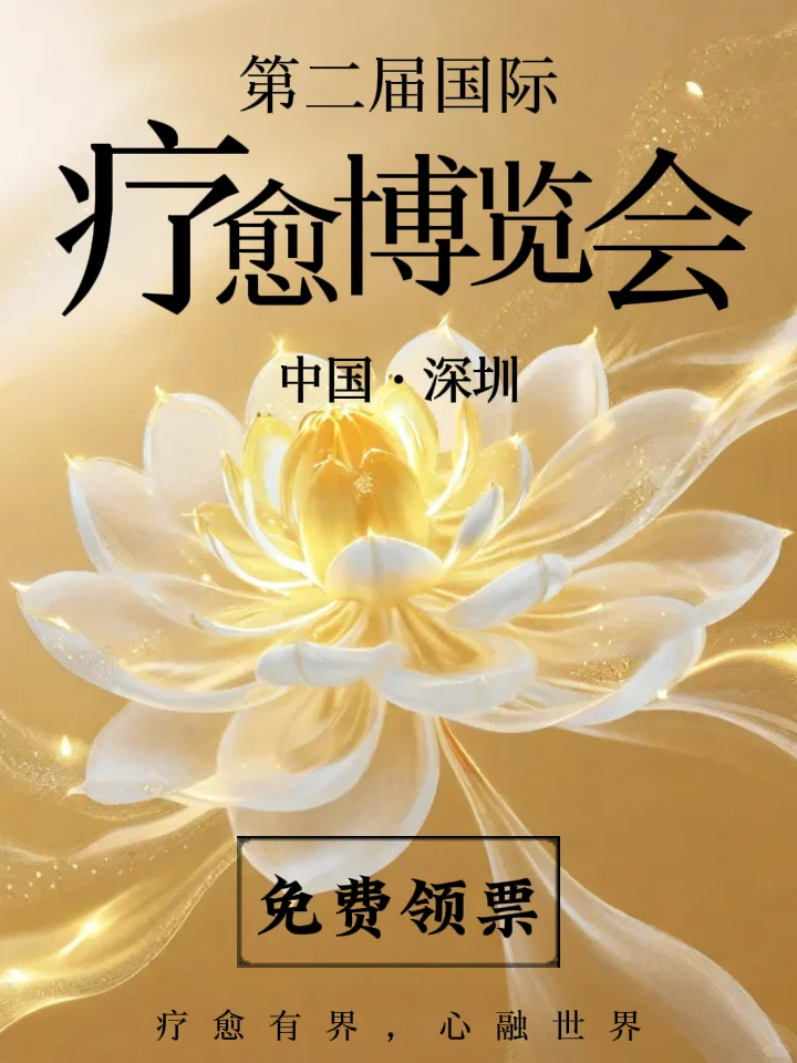 免费领票啦！?不容错过的疗愈博览会！