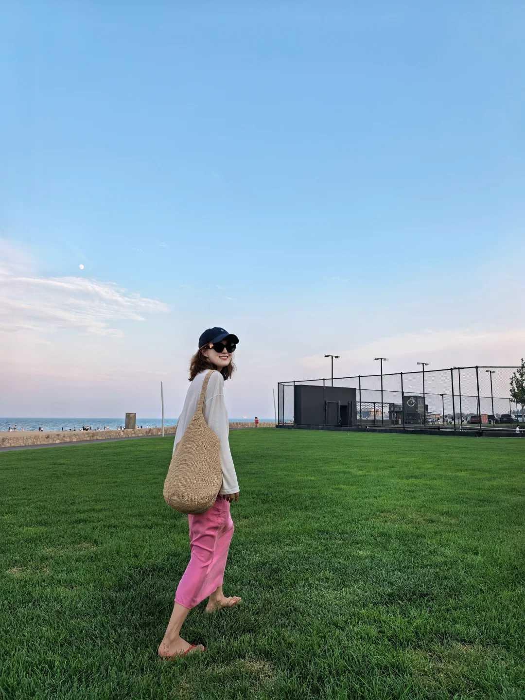 我发现在海边人都会漂亮一些！