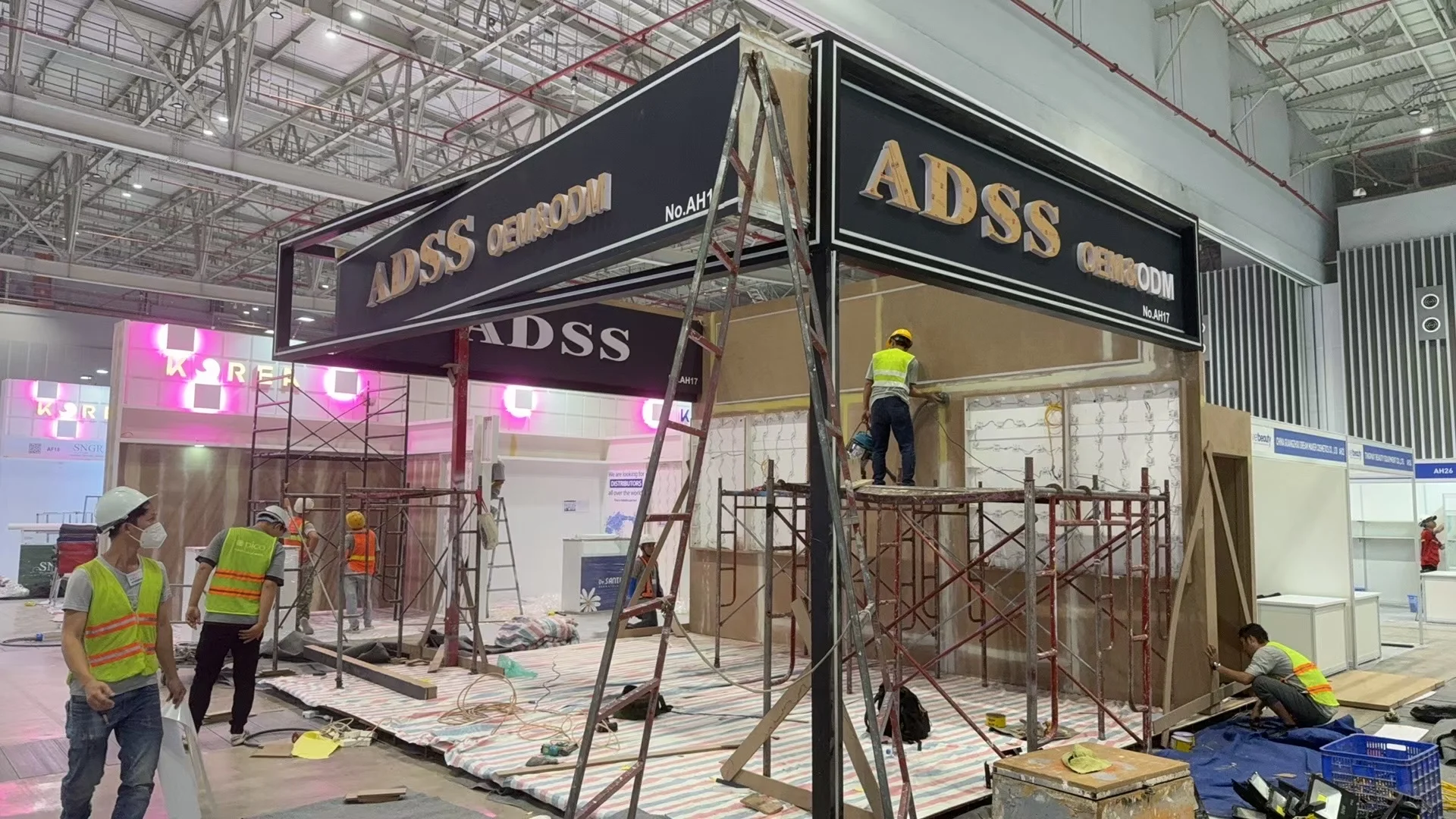 百货会，越南美容展多地布展中