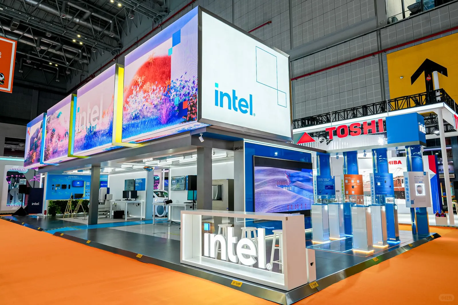 全国设计搭建公司~英特尔进博会