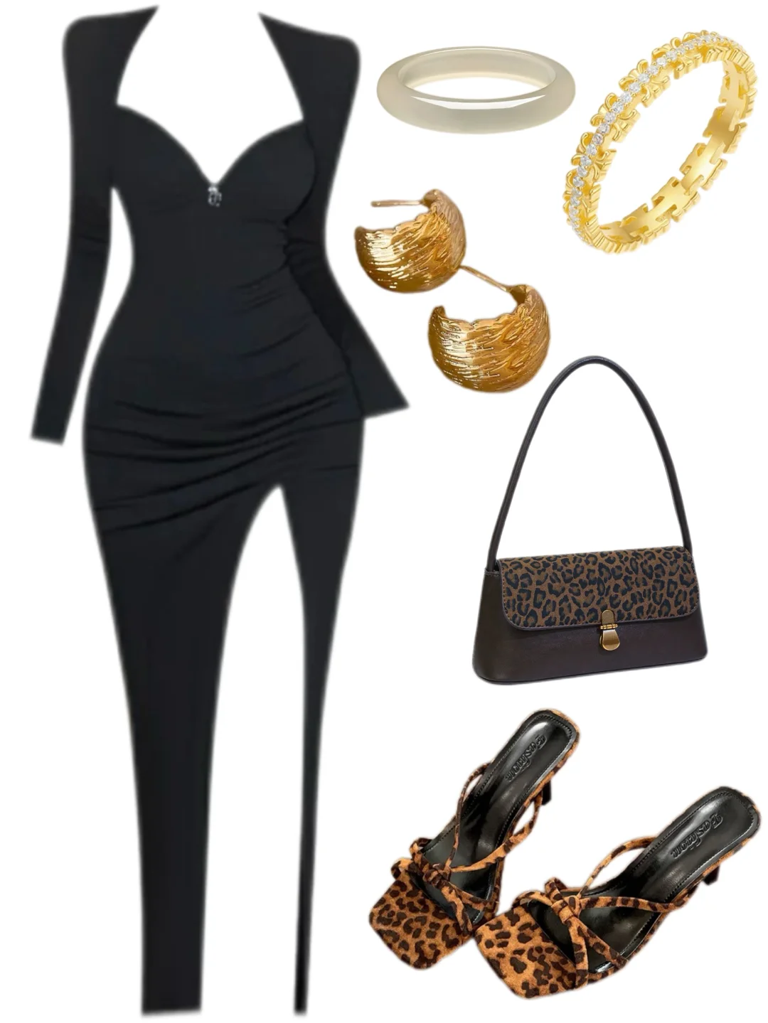 当时就是穿这个拿下男神的！