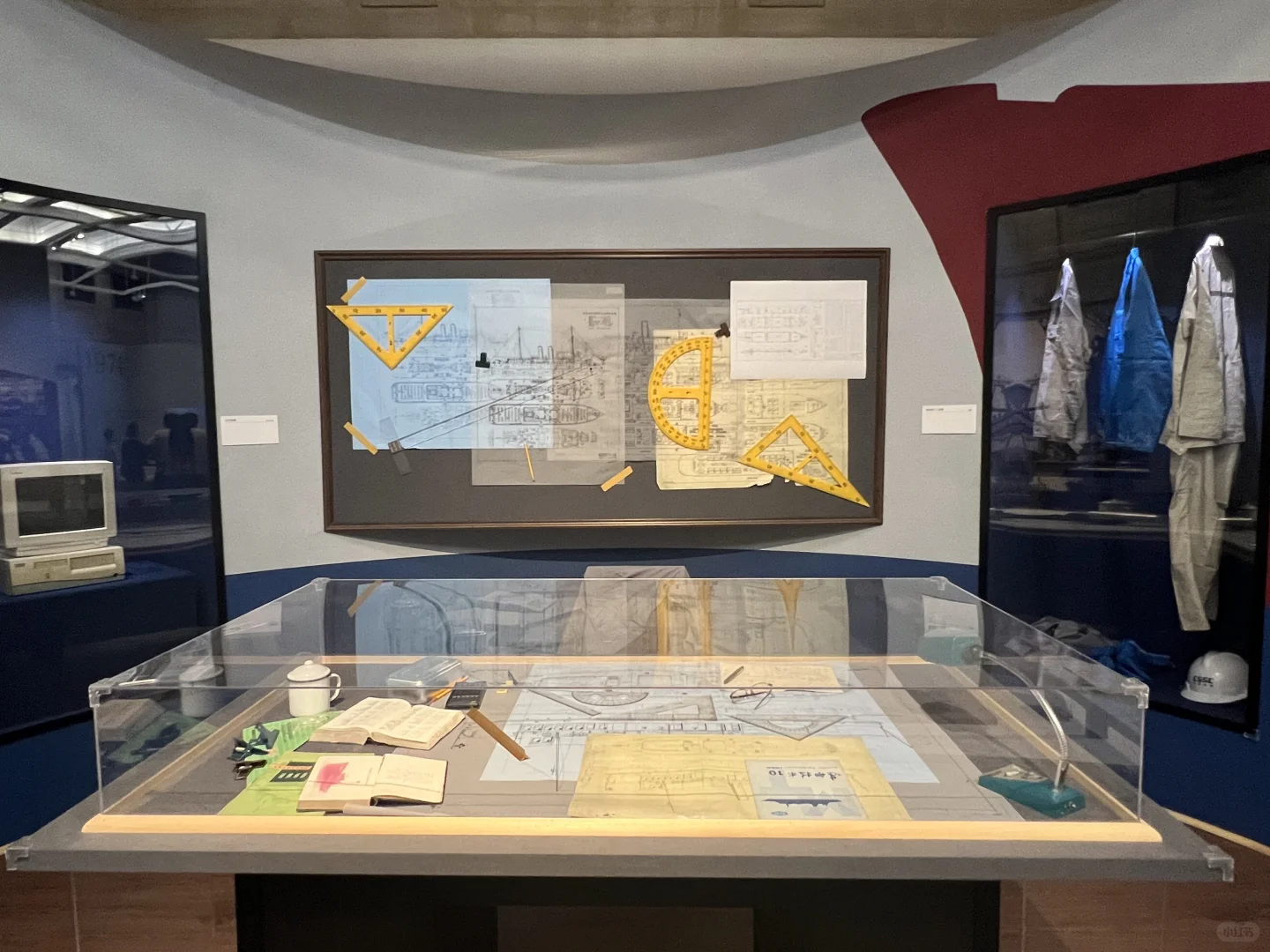 #上海逛吃# 上海船舶工业文物史料展