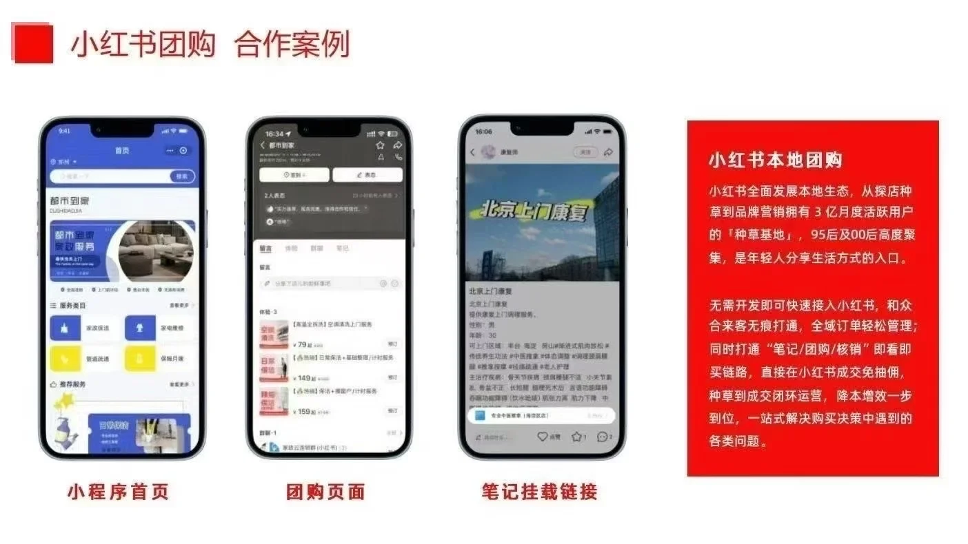 小红书团购合作案例
