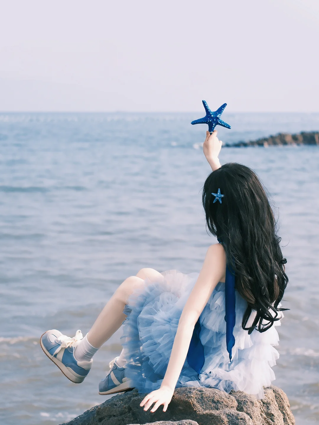 海边拍照 一起去海边叭｜胶片蓝调时刻