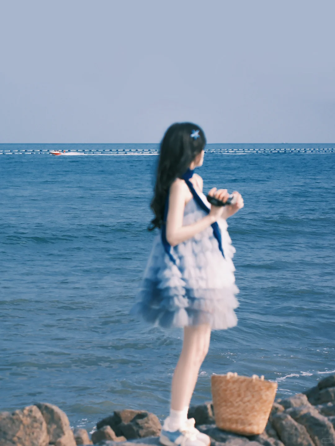 海边拍照 一起去海边叭｜胶片蓝调时刻