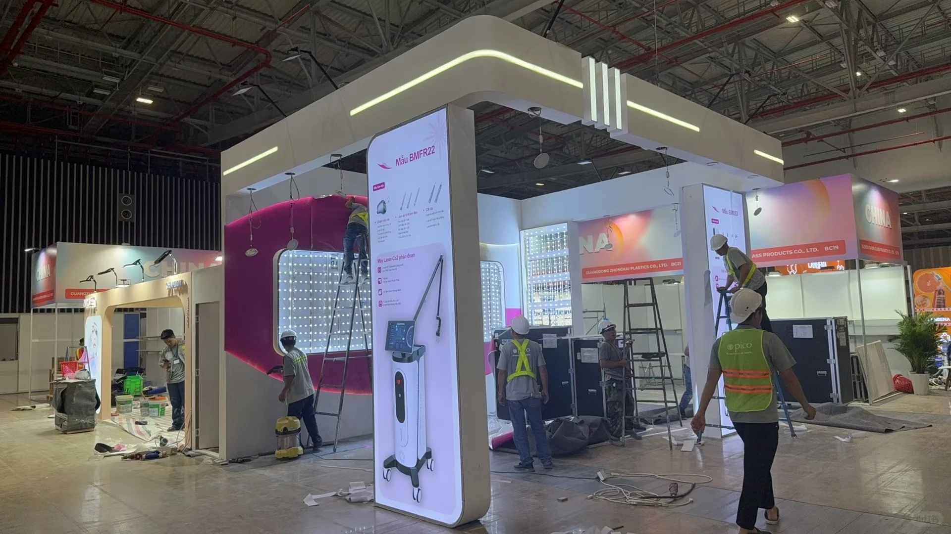 百货会，越南美容展多地布展中