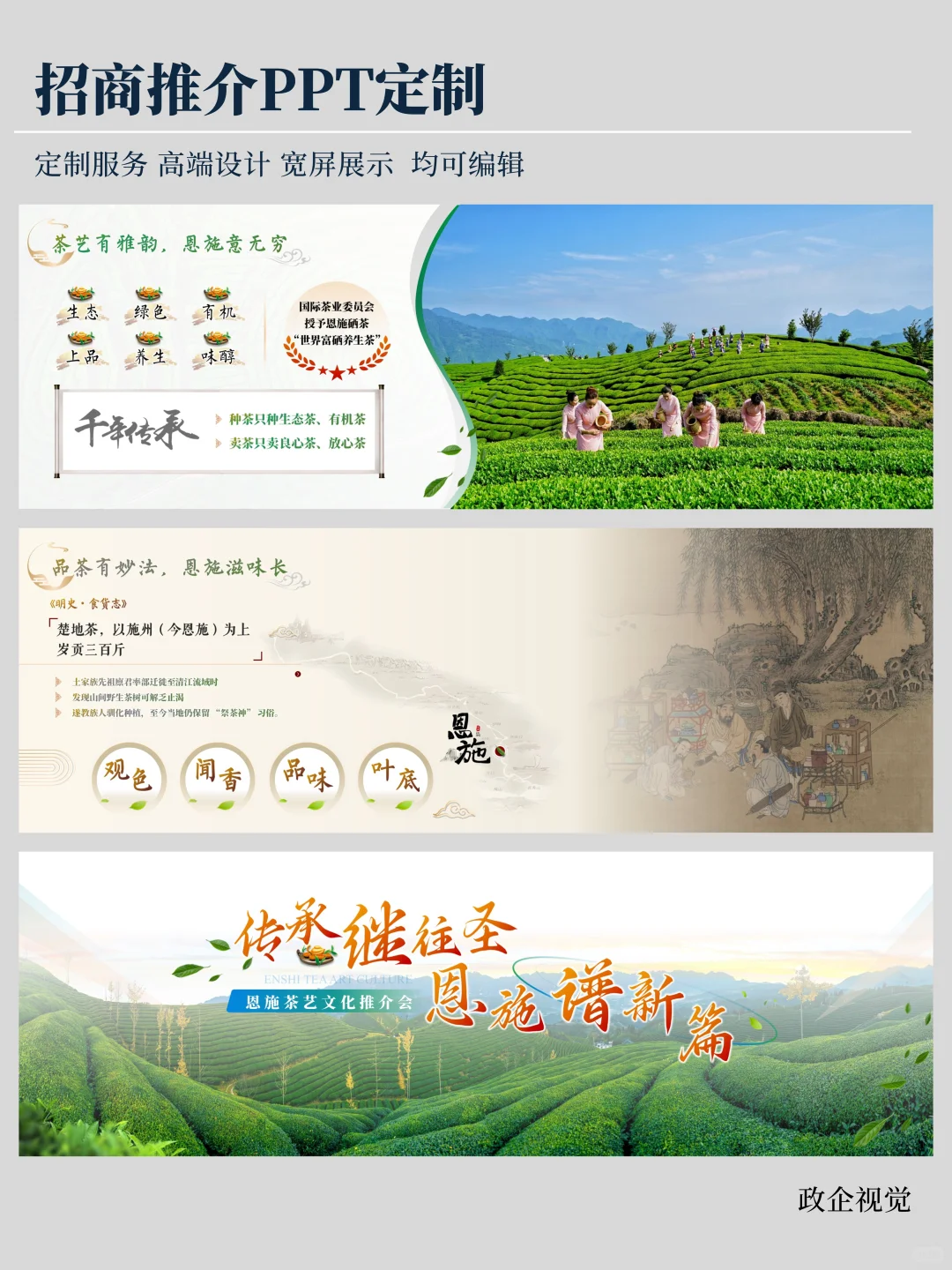 一份推介PPT带你见证恩施茶叶的魅力！