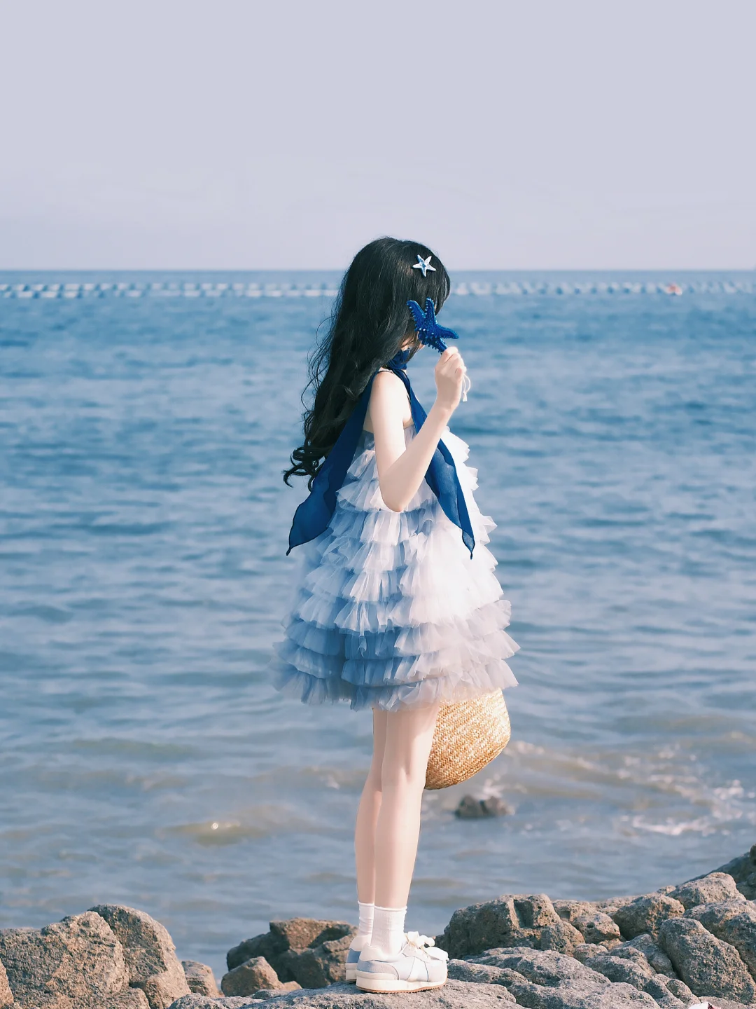 海边拍照 一起去海边叭｜胶片蓝调时刻