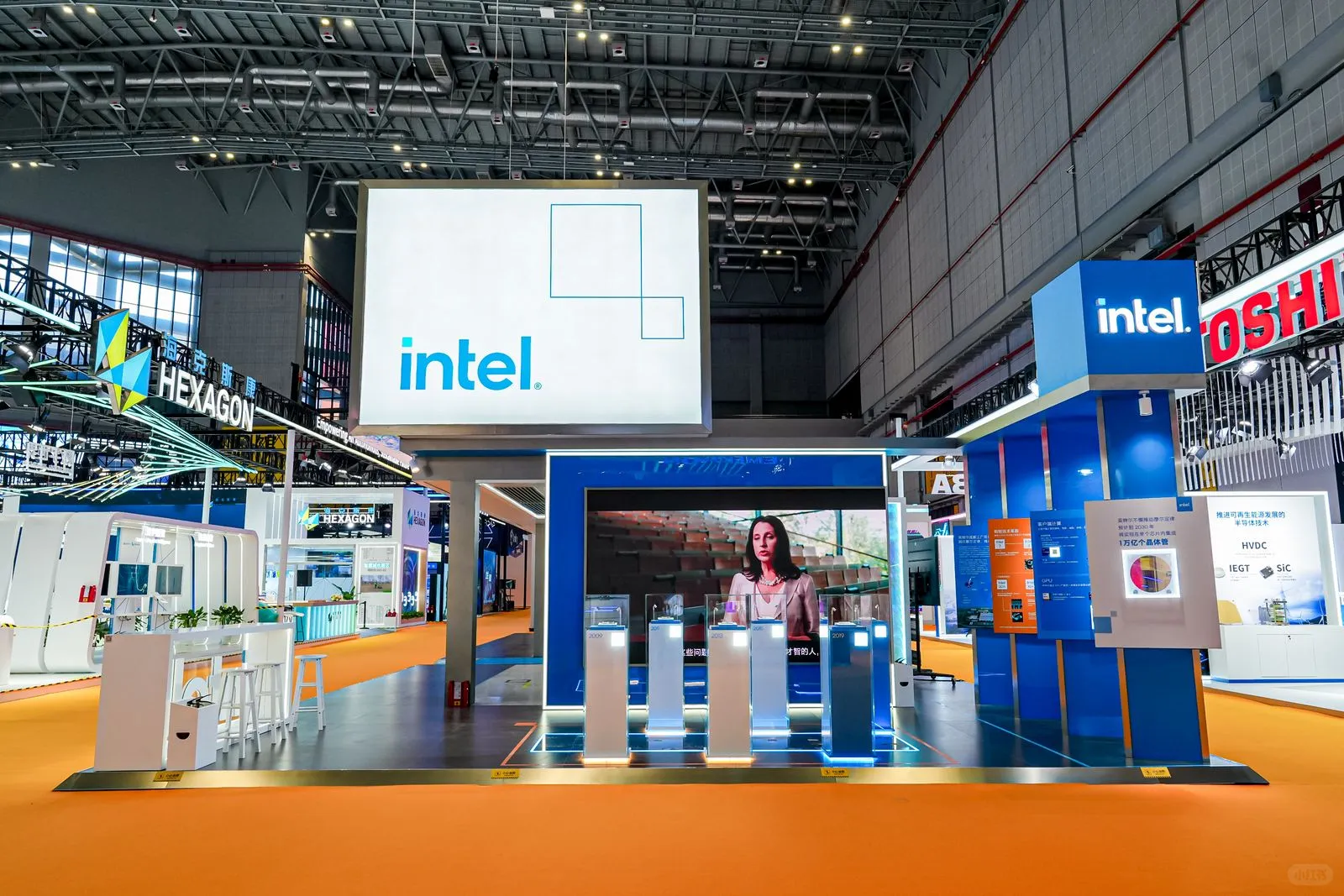 全国设计搭建公司~英特尔进博会