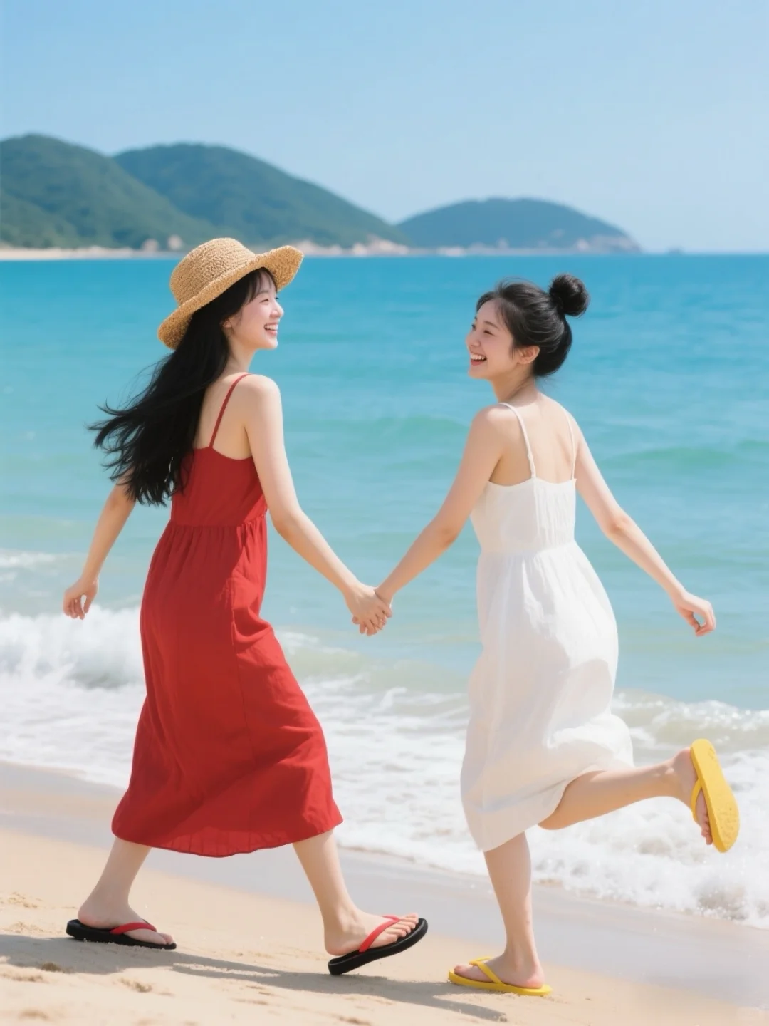 拍照姿势｜海边松弛感