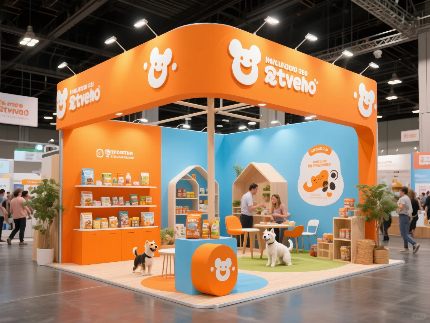 018｜AI-100套展台案例｜宠物行业