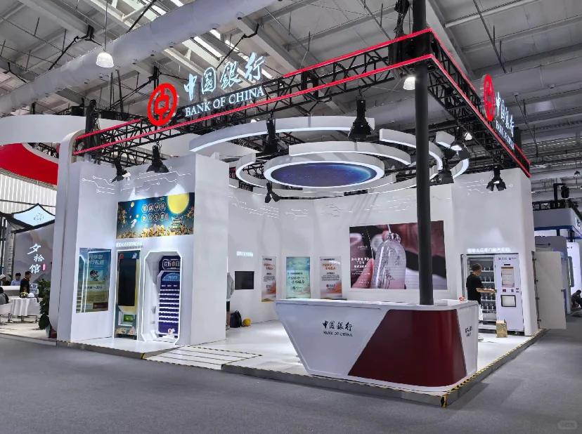 抬头就是银河?！北京服贸会展台案例