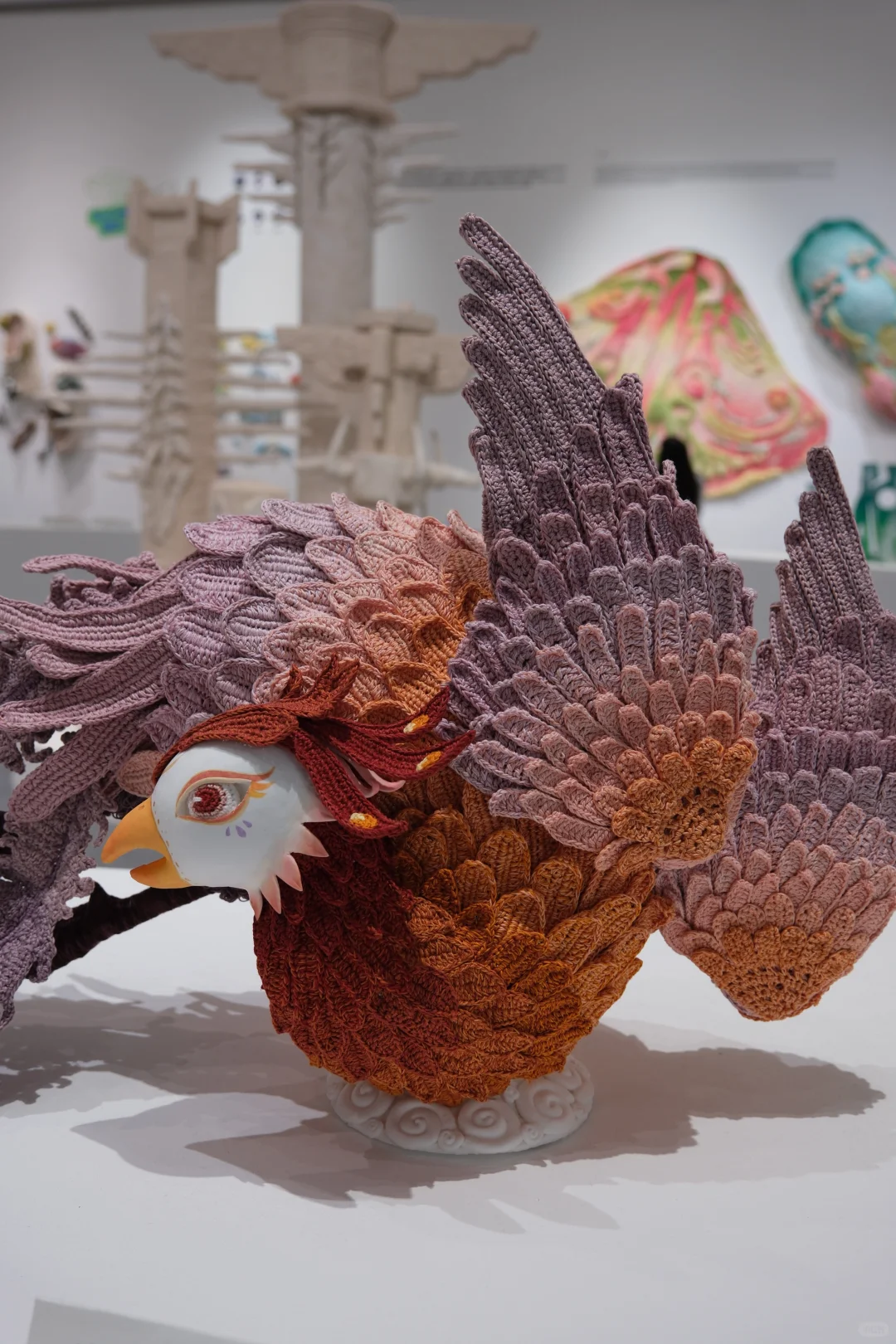 踩着毕业展的尾巴、回广美看展～?